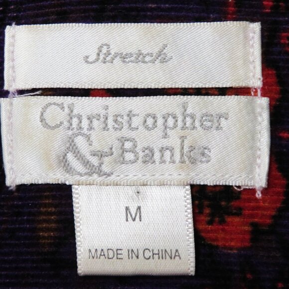 Christopher & Banks M Stretch Corduroy Fall Jacket - Picture 8 of 9